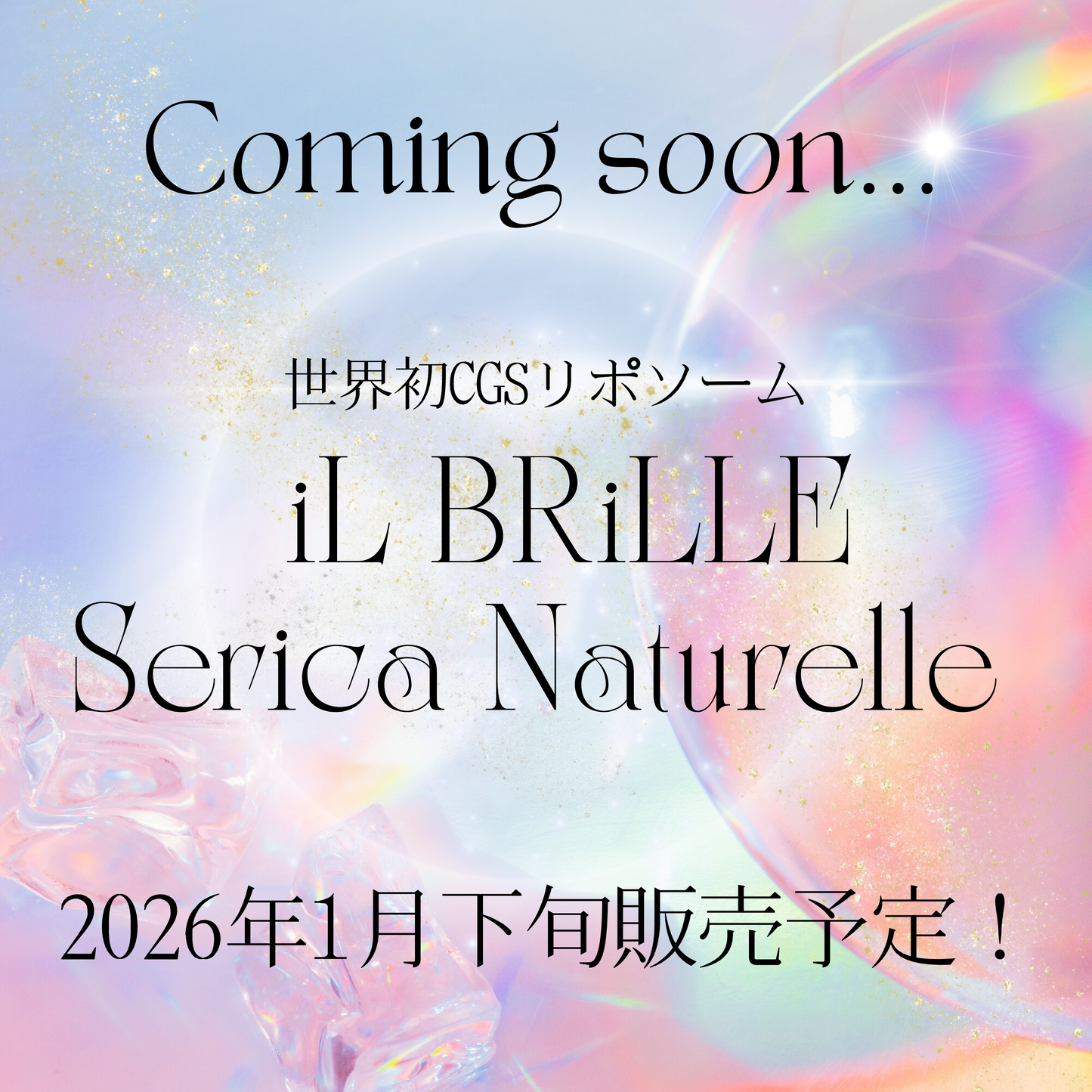 2026年1月下旬 NEWシリーズ誕生!